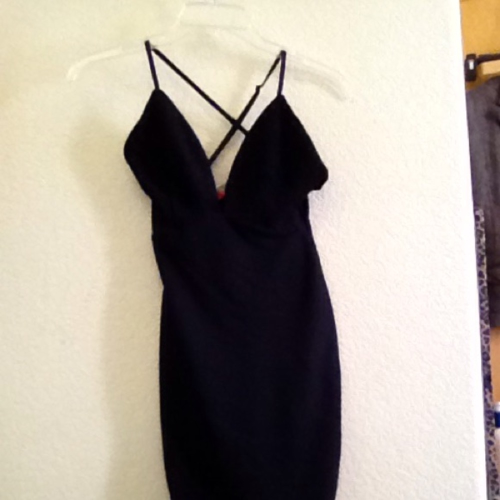 Liza Plunge neck Bandage Bodycon dress